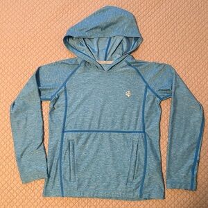 Coolibar Light Blue Tempo Hoodie